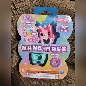 Nano Mals Mootilda The Pink Cow Electronic Interactive Fidget Toy 70+ Sounds